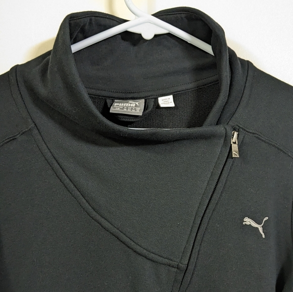 Puma asymmetrical French terry full zip jacket - Picture 2 of 6